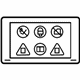 GM 25808256 Battery Label GM 25808256 Battery Label