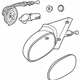GM 21019866 Mirror, Rear Passenger Side