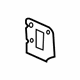 GM 23484655 Stud Plate, Passenger Side GM 23484655 Stud Plate, Passenger Side