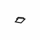 GM 22733033 Windshield Pillar Trim Cap, Gray, Driver Side GM 22733033 Windshield Pillar Trim Cap, Gray, Driver Side