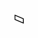 GM 25853514 Handle Cover, Front GM 25853514 Handle Cover, Front