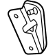 GM 26361340 Bracket, Rear Compartment Lid Or Tail Gate Counter Balance GM 26361340 Bracket, Rear Compartment Lid Or Tail Gate Counter Balance