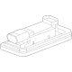 GM 26361838 Lamp, Rear License Lamp GM 26361838 Lamp, Rear License Lamp