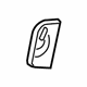 GM 13306328 Armrest Cover, Rear Center Driver Side