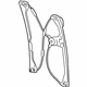 GM 13290262 Window Regulator, Front Passenger Side