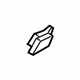 GM 23353923 Crossmember Baffle, Rear Inner Driver Side