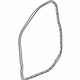 GM 84222075 Surround Weatherstrip, Driver Side GM 84222075 Surround Weatherstrip, Driver Side