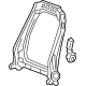 GM 13551366 Frame, Seat Back Cushion, Front GM 13551366 Frame, Seat Back Cushion, Front