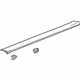 GM 22908284 Sill Plate, Black, Front Driver Side