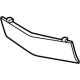 GM 86805732 License Bracket Cover, Carbon GM 86805732 License Bracket Cover, Carbon