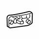 GM 15195295 Handle, Outside, Red, Rear Driver Side GM 15195295 Handle, Outside, Red, Rear Driver Side