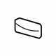 GM 15870183 Seat Belt Bezel, Rear Driver Side