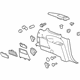 GM 25957259 Quarter Trim Panel, Titanium, Rear Driver Side