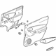 GM 15791068 Door Trim Panel, Gray, Rear Passenger Side GM 15791068 Door Trim Panel, Gray, Rear Passenger Side