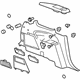 GM 25956768 Quarter Trim Panel, Driver Side GM 25956768 Quarter Trim Panel, Driver Side
