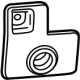 GM 26527482 Bracket, Theft Deterrent Or Front/Rear/Side Object