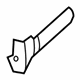 GM 19120549 Rear Molding, Outer Driver Side GM 19120549 Rear Molding, Outer Driver Side