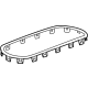 GM 86587448 Plate-Front Floor Console Cup Holder Trim *Galvano Silvv