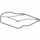 GM 22850179 Cushion Cover, Black, Front
