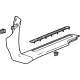 GM 84701455 Front Sill Plate, Jet Black, Driver Side