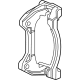 GM 13529533 Caliper Mount, Red, Front GM 13529533 Caliper Mount, Red, Front