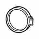 GM 21999849 Outlet Duct Clamp, Passenger Side GM 21999849 Outlet Duct Clamp, Passenger Side