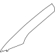 GM 85022864 Molding, Windshield Garnish Molding GM 85022864 Molding, Windshield Garnish Molding