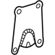 GM 84186047 Backing Plate, Front GM 84186047 Backing Plate, Front