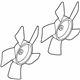 GM 19316317 Fan Blade, Driver Side GM 19316317 Fan Blade, Driver Side