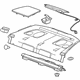 GM 26203781 Package Tray Trim, Black, Rear