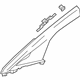 GM 42731275 Windshield Pillar Trim, Dark Gray, Driver Side