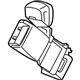 GM 42689450 Buckle, Jet Black, Rear GM 42689450 Buckle, Jet Black, Rear