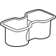 GM 86562079 Liner-Front Floor Console Cup Holder *Backen Blackk GM 86562079 Liner-Front Floor Console Cup Holder *Backen Blackk