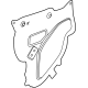 GM 42876964 Sealing Strip, Rear Side Door Window Glass GM 42876964 Sealing Strip, Rear Side Door Window Glass