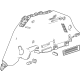 GM 85702145 Panel, Rear Quarter Trim, Lower GM 85702145 Panel, Rear Quarter Trim, Lower