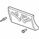 GM 23507607 License Bracket GM 23507607 License Bracket