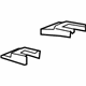 GM 20812661 Track End Cover, Front Driver Side GM 20812661 Track End Cover, Front Driver Side