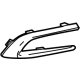 GM 42598771 Outer Molding, Silver, Rear Driver Side