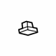 GM 13357177 Headliner Retainer GM 13357177 Headliner Retainer