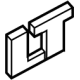 GM 84557549 Nameplate GM 84557549 Nameplate