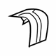 GM 23193645 Hinge Cover, Rear GM 23193645 Hinge Cover, Rear