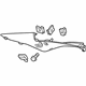 GM 23351596 Upper Quarter Trim, Rear Driver Side GM 23351596 Upper Quarter Trim, Rear Driver Side