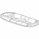 GM 23374614 Cushion Cover, Rear GM 23374614 Cushion Cover, Rear