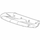 GM 23461373 Seat Cushion Pad, Rear GM 23461373 Seat Cushion Pad, Rear