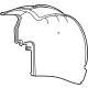 GM 85753018 Liner, Front Fender Inner Wheel House GM 85753018 Liner, Front Fender Inner Wheel House