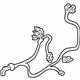 GM 15381039 Wire Harness, Front Passenger Side