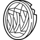 GM 23286071 Emblem, Front