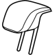 GM 42476945 Headrest, Black GM 42476945 Headrest, Black