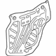 GM 84374104 Water Deflector, Front Driver Side GM 84374104 Water Deflector, Front Driver Side