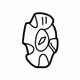GM 9593384 Hub Cap, Silver GM 9593384 Hub Cap, Silver